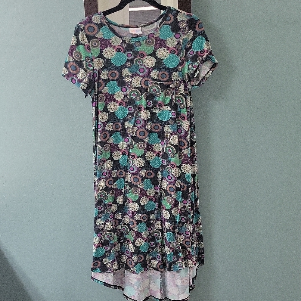 Geometric Patterned Dress Lularoe Carly